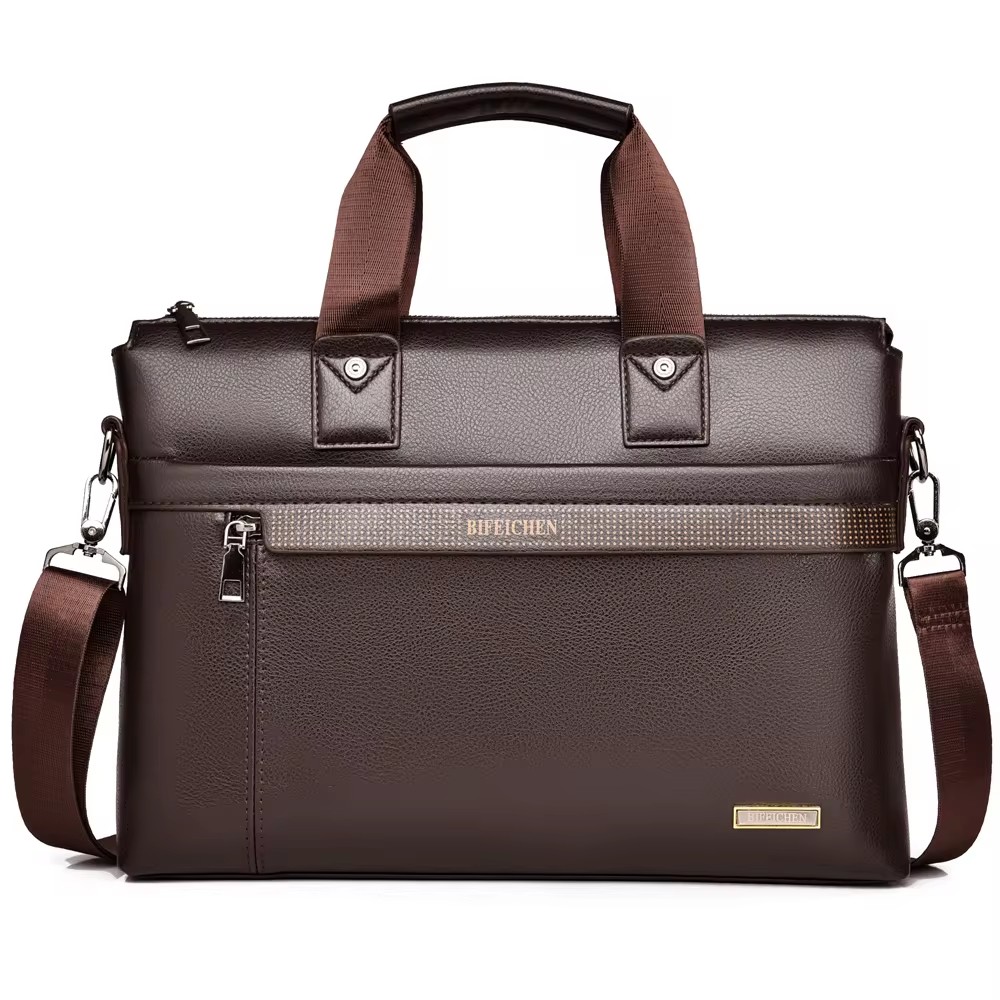 Tablet Shoulder Bag - 2026 Neue Herren-Aktentasche Hochwertige Business-Marke PU-Leder