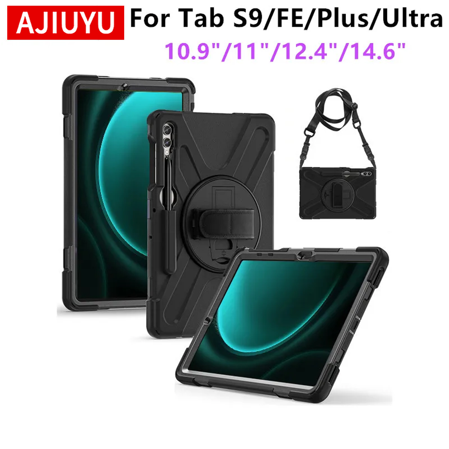 Tablet Shoulder Bag - Robuste, stoßfeste Hülle für Samsung Galaxy