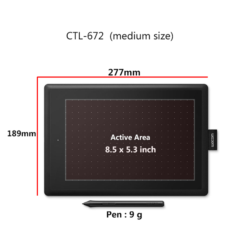 Wacom CTL-672 10,9x7,4 ins Gra – Graphic Tablet Accessories Bewertung und Preis