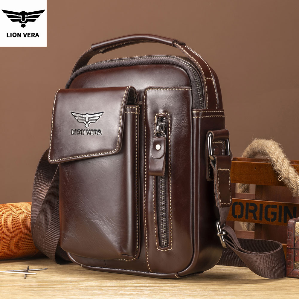 LION VERA Herren Echtleder Umh – Tablet Shoulder Bag Bewertung und Preis