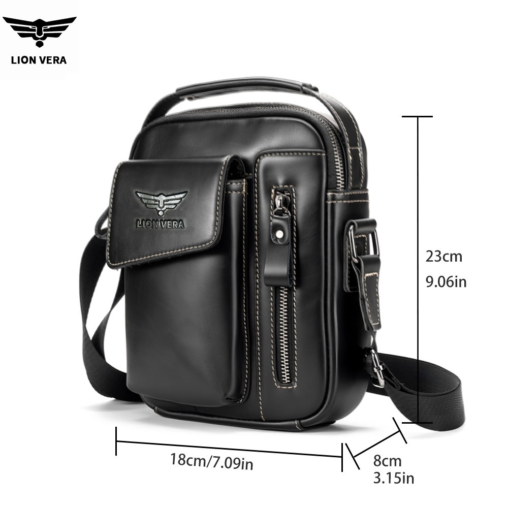 LION VERA Herren Echtleder Umh – Tablet Shoulder Bag Bewertung und Preis