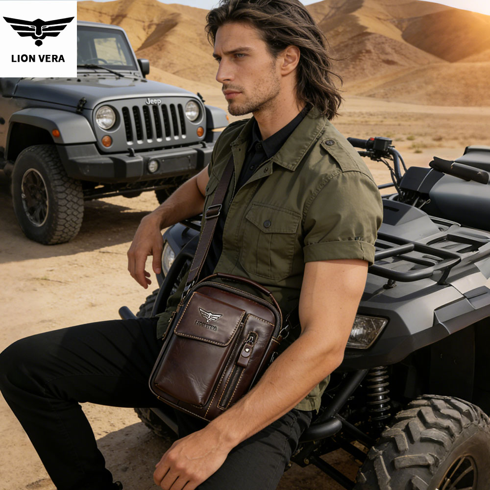 LION VERA Herren Echtleder Umh – Tablet Shoulder Bag Bewertung und Preis