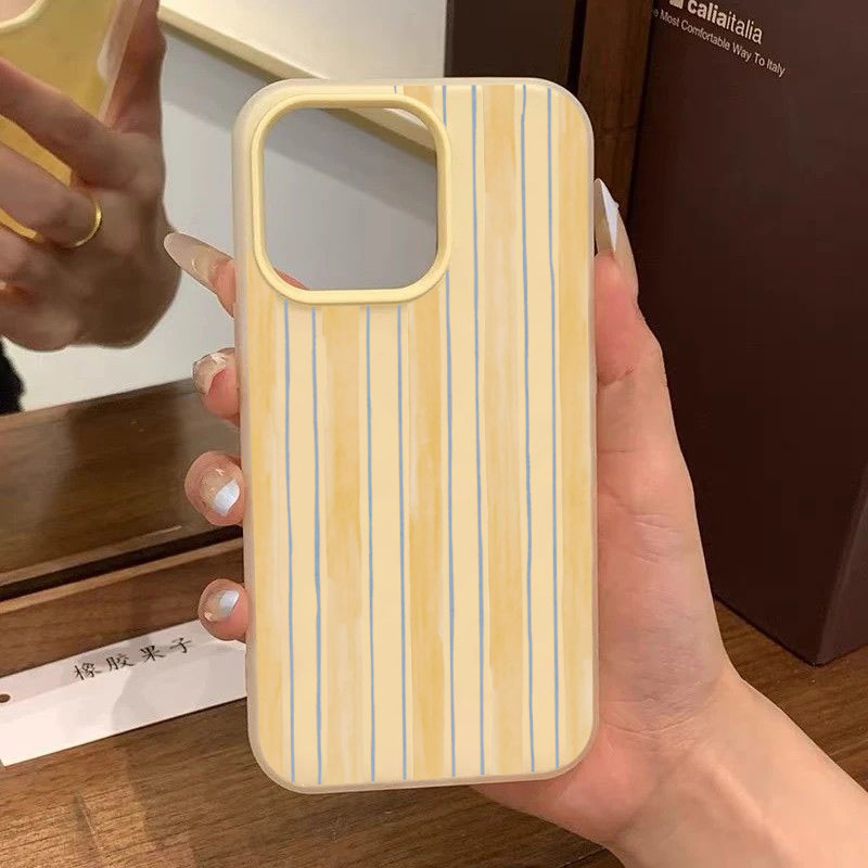 Stilvolle gelb gestreifte Hand – Samsung Galaxy S25 Bewertung und Preis