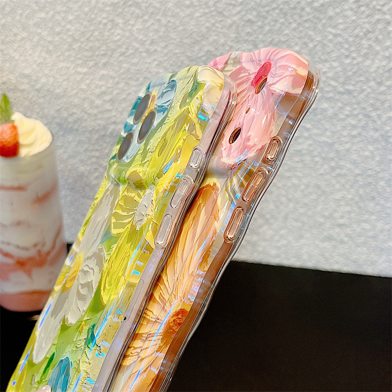 Modische Ölgemälde-Blumen Well – Apple Iphone 16 Bewertung und Preis