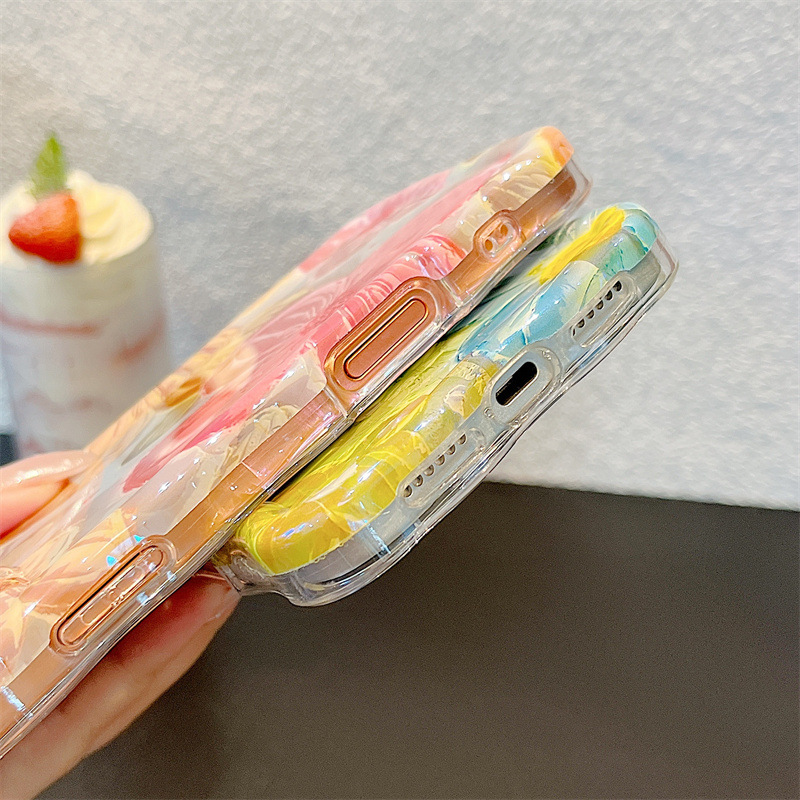 Modische Ölgemälde-Blumen Well – Apple Iphone 16 Bewertung und Preis